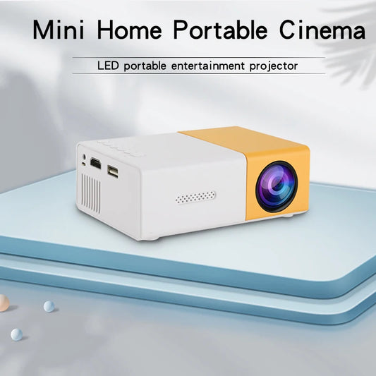Mini projetor LED portátil YG300  HD 1080P - JOTAPE STORE